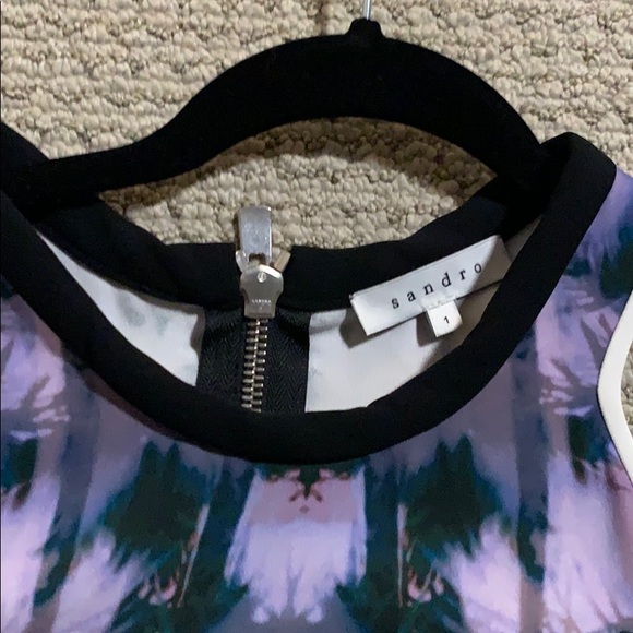 SANDRO RIO PALM TREE Dress 1 - Picture 3 of 5